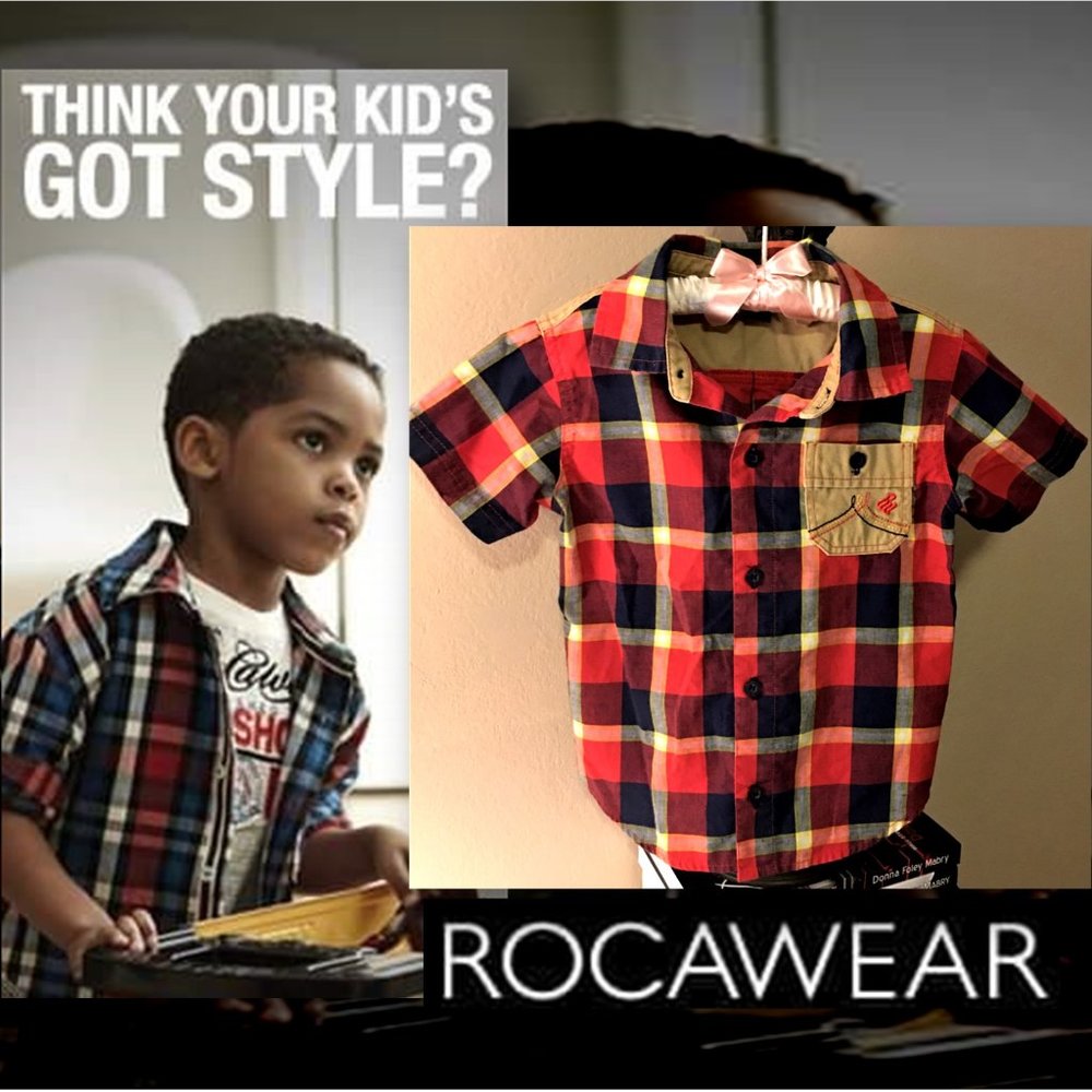 ROCAWEAR Boys 💪🏼💪🏼 Plaid Shirt  |  3T